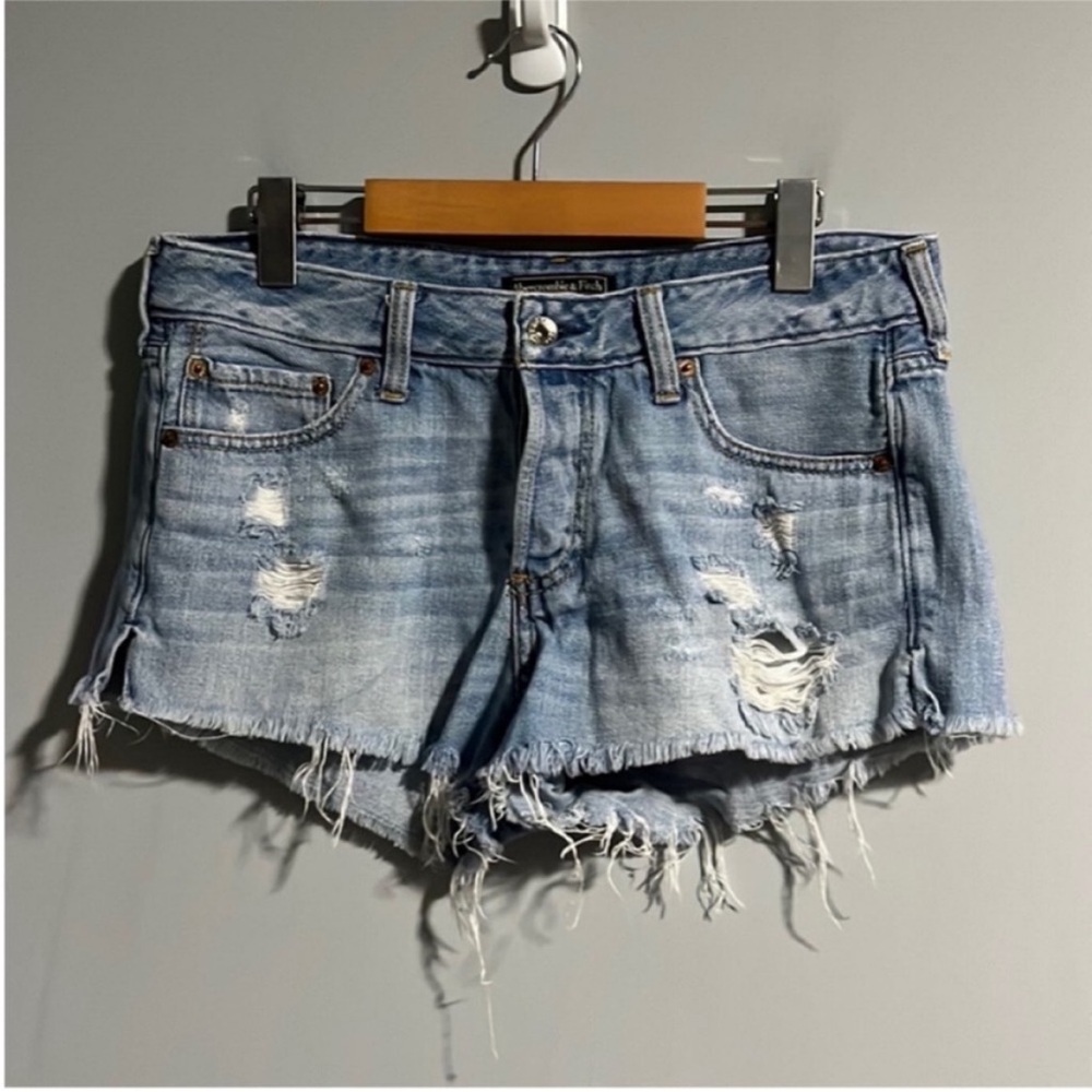 Distressed Denim Women Shorts